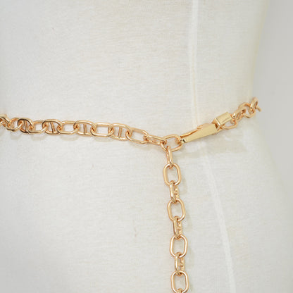 Casual gouden riem