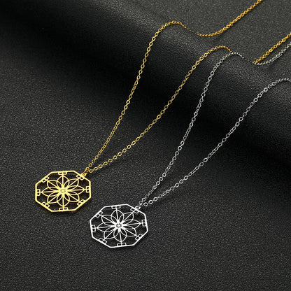 Mandala ketting in het Goud of Zilver