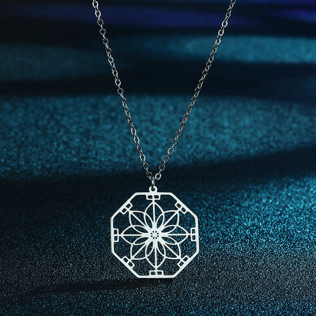 Mandala ketting in het Goud of Zilver