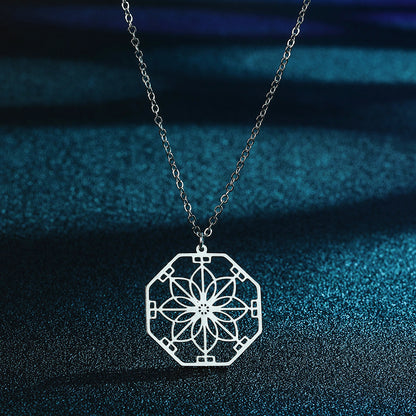 Mandala ketting in het Goud of Zilver